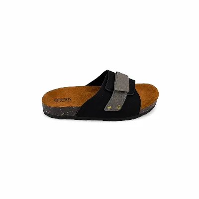 BRK-SLP-314 | Women’s Layered-Strap Fashion Slippers thumbnail 3