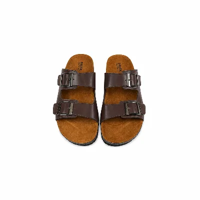 BRK-SLP-125 | Men’s Triple-Buckle Comfort Slippers thumbnail 2