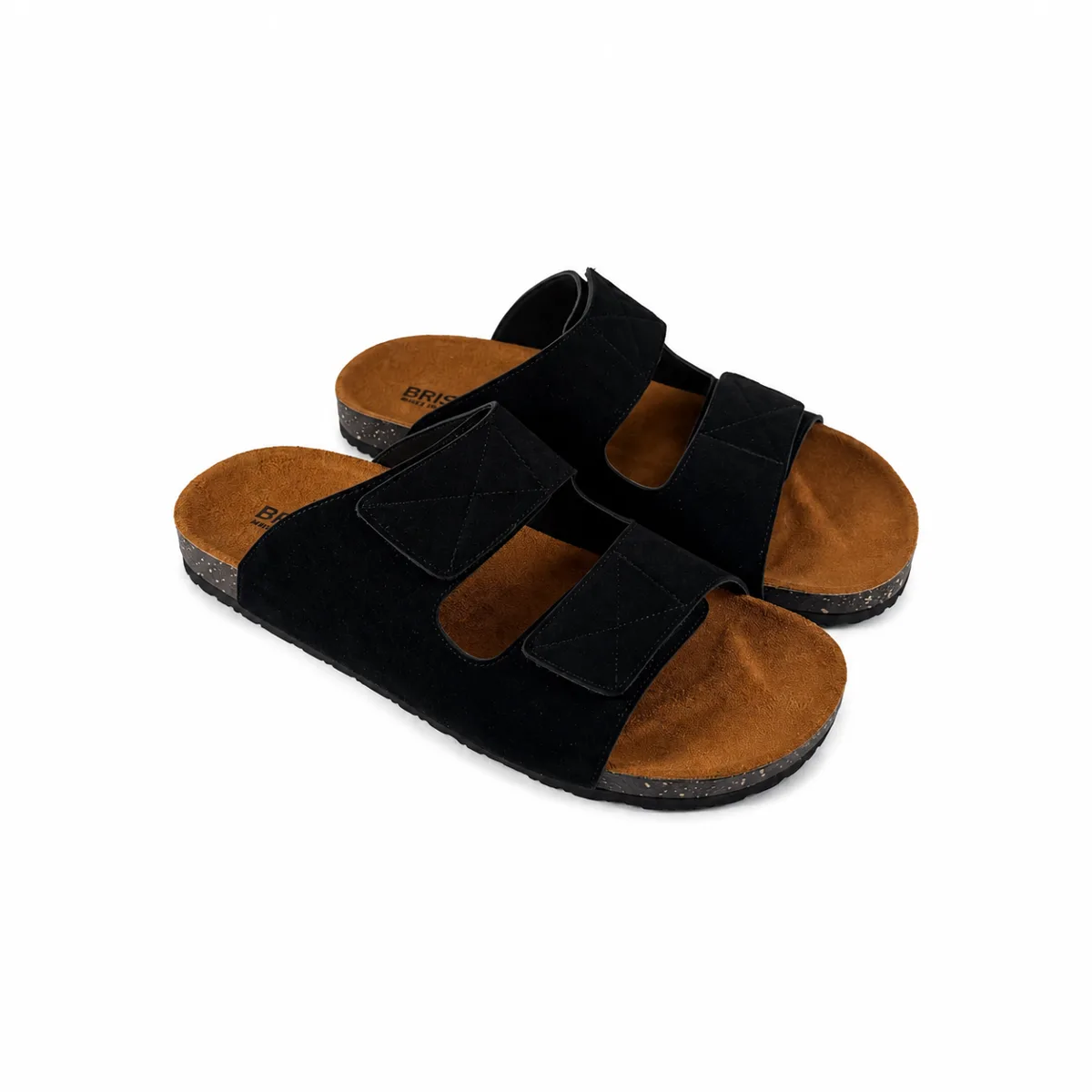 BRK-SLP-117 | Men’s Multi-Strap Comfort Slippers
