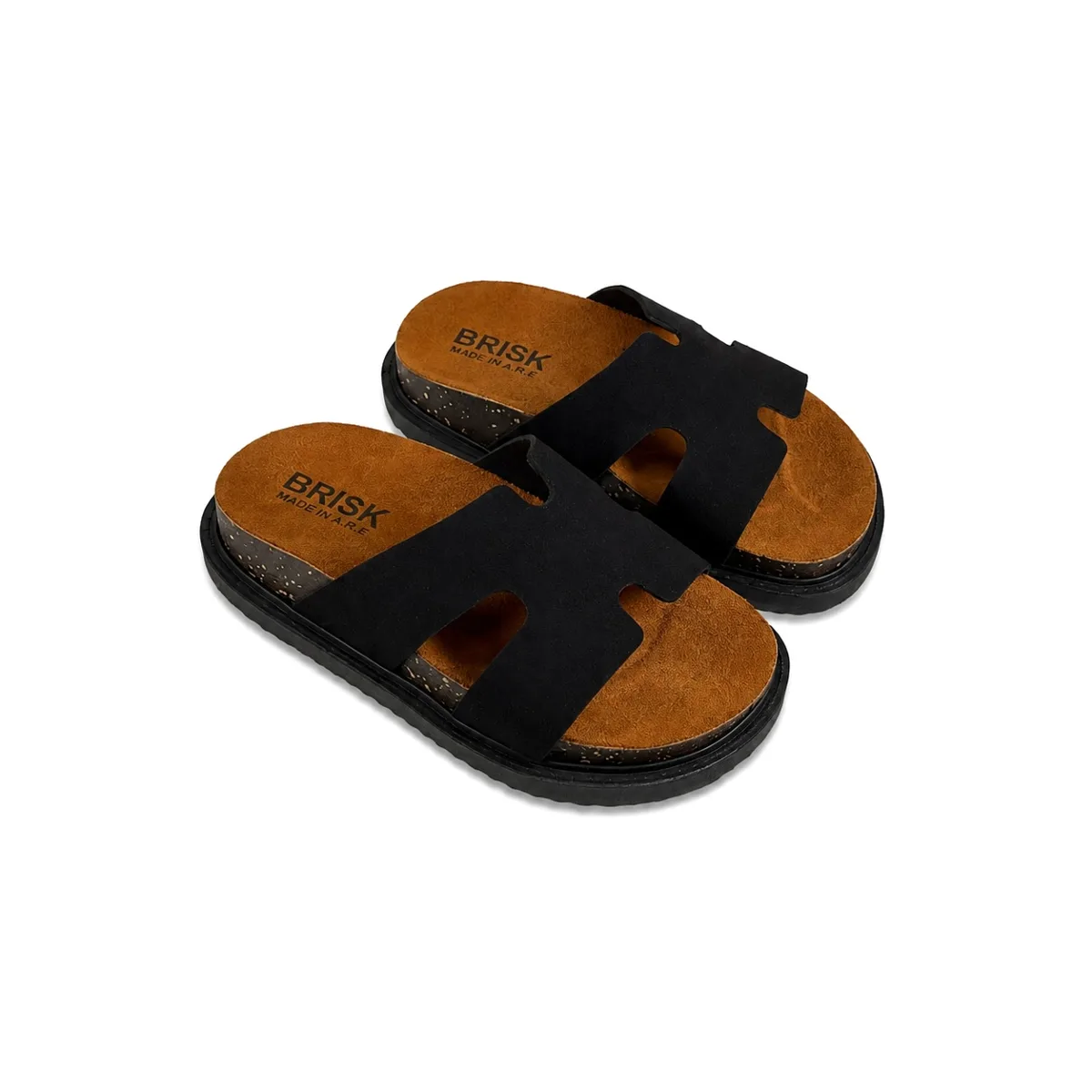 BRK-SLP-401T | Boys’ H-Strap Casual Slippers