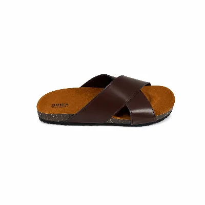 BRK-SLP-124 | Men’s Cross-Strap Casual Slippers thumbnail 3