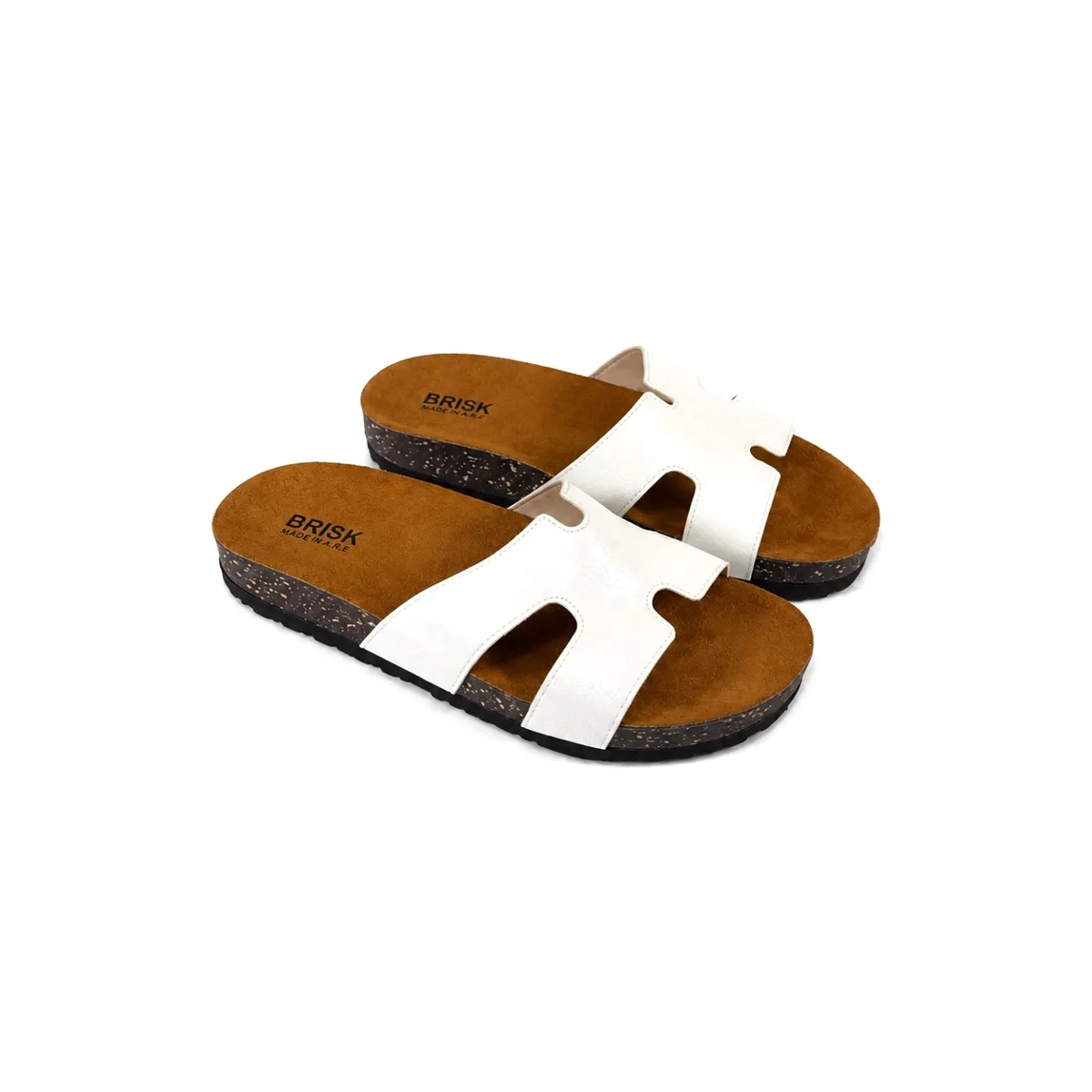 BRK-SLP-313 | Women’s Metallic H-Strap Fashion Slippers
