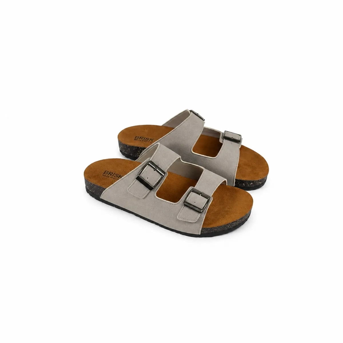 BRK-SLP-276 | Women’s Double-Buckle Comfort Slippers