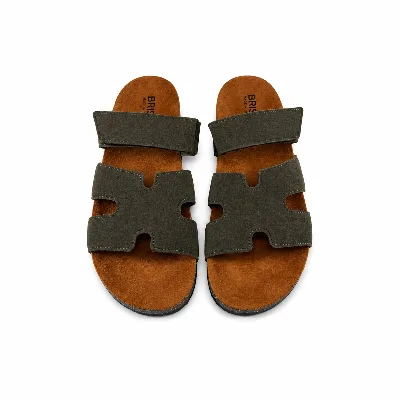 BRK-SLP-317 | Women’s Buckle H-Strap Casual Slippers thumbnail 2