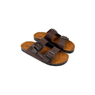 BRK-SLP-125 | Men’s Triple-Buckle Comfort Slippers thumbnail 1