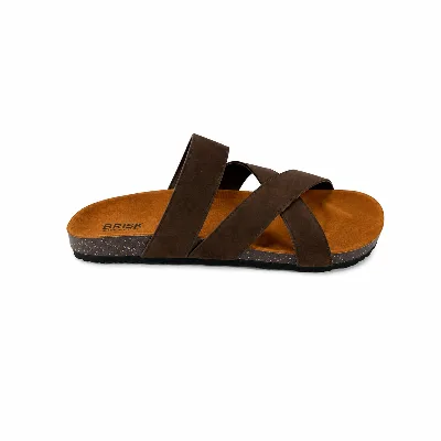 BRK-SLP-110 | Men's Cross-Strap Comfort Slippers thumbnail 3