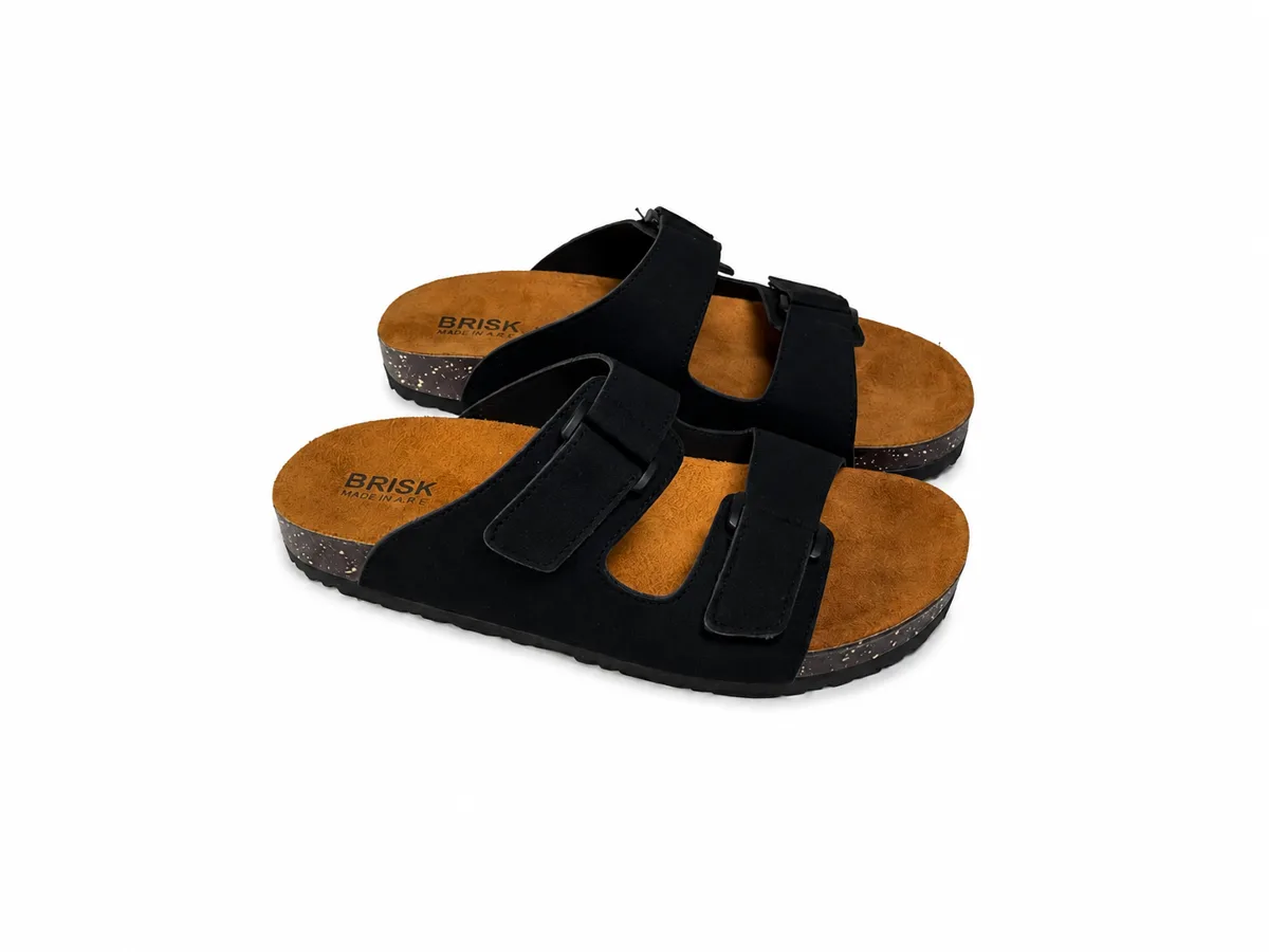 BRK-SLP-316 | Women's Double-Strap Comfort Slippers
