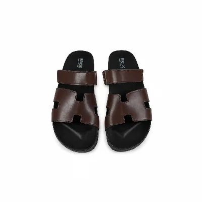 BRK-SLP-107 | Men’s H-Strap Casual Slippers thumbnail 2