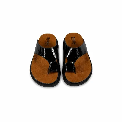 BRK-SLP-400   Girls' Metallic Comfort Slippers thumbnail 2